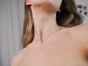 little_poetry 2025-03-20 Horny babe plays with her clit in panties