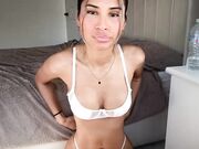 aniishaa April-2025 Recording video show with busty girl