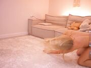 miablueye Tanned blonde baby masturbates dildo at chatubate August-2025