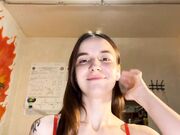 cherlydorff - Beauty in red lingerie shows pussy