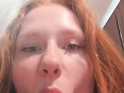 silkencrave Redhead young naked kitty suck dildo