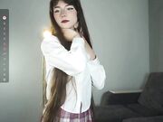 truegrace Chaturbate recording with a beautiful schoolgirl