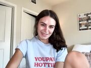 graciesmith27 Tanned brunette shows her small tits May-2026
