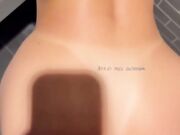 Taylor_Banks Onlyfans whore swallows sperm in the restroom