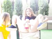 lettali Lesbian pleasure in a free show