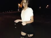 Andreza Public Teen Anal Masturbation in Free