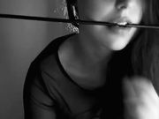 webpussi Black and white show of a sexy girl