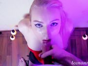 teenanna Slobbering throat blowjob with facial_720p