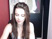 rebeca_min Cute teen girl dancing striptease