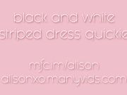 Lainx Little B+W Dress - no panties_720p