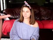 collegecoupleamateurs Playful redhead student loves double penetration