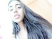 crazyloli12 Latin slut shows pink labia