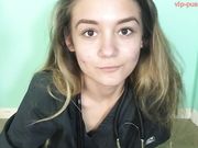 clay beach - Clit masturbation with latex gloves