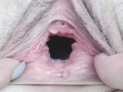 kiraforlove - Close-up of a gape show with a cunt