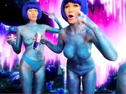 anabellastar Three  smurf  whores want sex in an online show