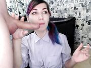 jiglipuf Penetration into a wet hole closeup