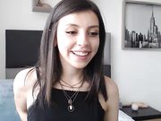 aliciagh Cute skinny pussy jumps on a dildo toy