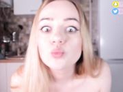 lil_happiness Naked model fingering & sucking dildo