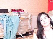 elaanna A little excited fingering in an online show