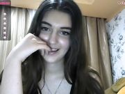 Krohka17 Russian cute model is played with the clitoris