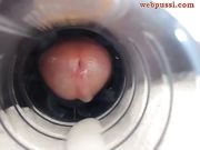 jeffrodgerschaturbat Cum show inside an artificial vagina