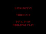 RaisaWetsX Brutal prolapse show with petite milf