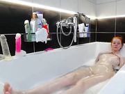 little_mystery Takes a bath in an online video show