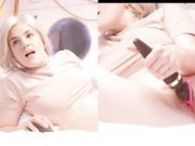 acorn_power Slutty blonde plays with wet clit