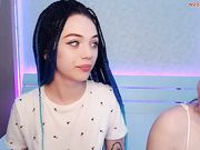 w0wgirls Lesbian Anal Double Dildo Show
