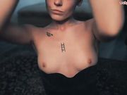 auddicted Petite Beauty Shows Boobs In Free Show