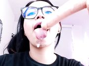 miss_bonnie Sloppy Dildo Blowjob On Chaturbate