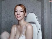 ovelymila New playful girl in white lingerie