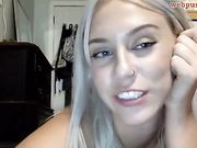 angeljules Slutty blonde teases in public show