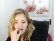 blonde_andcute Cute princess in live chat part 2