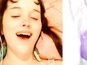 adulting Adult dildo show with kinky whore