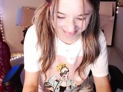 little_romina Redhead cute model fucking fingers for 200 tokens