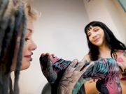 charlotte sartre and anuskatzz Lesbian anal porn videos