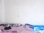 lilly_pilly recording show with russian whore and her hanging boobs