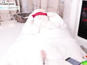 Caylin Dildo Drilling Show With Busty Beauty