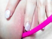 _Elisa_Omm_ Close-up of a very wet pink pussy