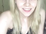 AbbyGlamur Russian student fucking with dildo toy