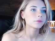 cherrishlulu Naked sweet blonde sucks a rubber dick