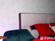 double_spice_jj cute babe inserts a finger into the hole