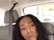 briabackwoods Black beauty fucks with a toy in the car