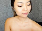 saejin_sia Korean teen jumping on dildo toy