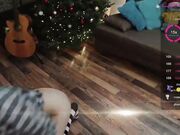 bananya_kitty Blowjob and Squirting under Christmas Tree