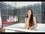meetstrangers squirt dildo show in bathroom