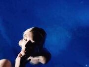 ana katana night blowjob in pool