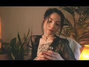 ambientink skinny tattooed teen clit play