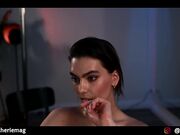 Thecherie Nude body cb show part-2